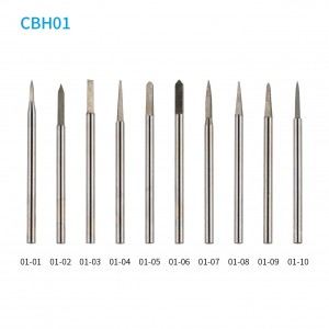 CBH01 Miniature Woodworking HSS Rotary Carving Cutter Set