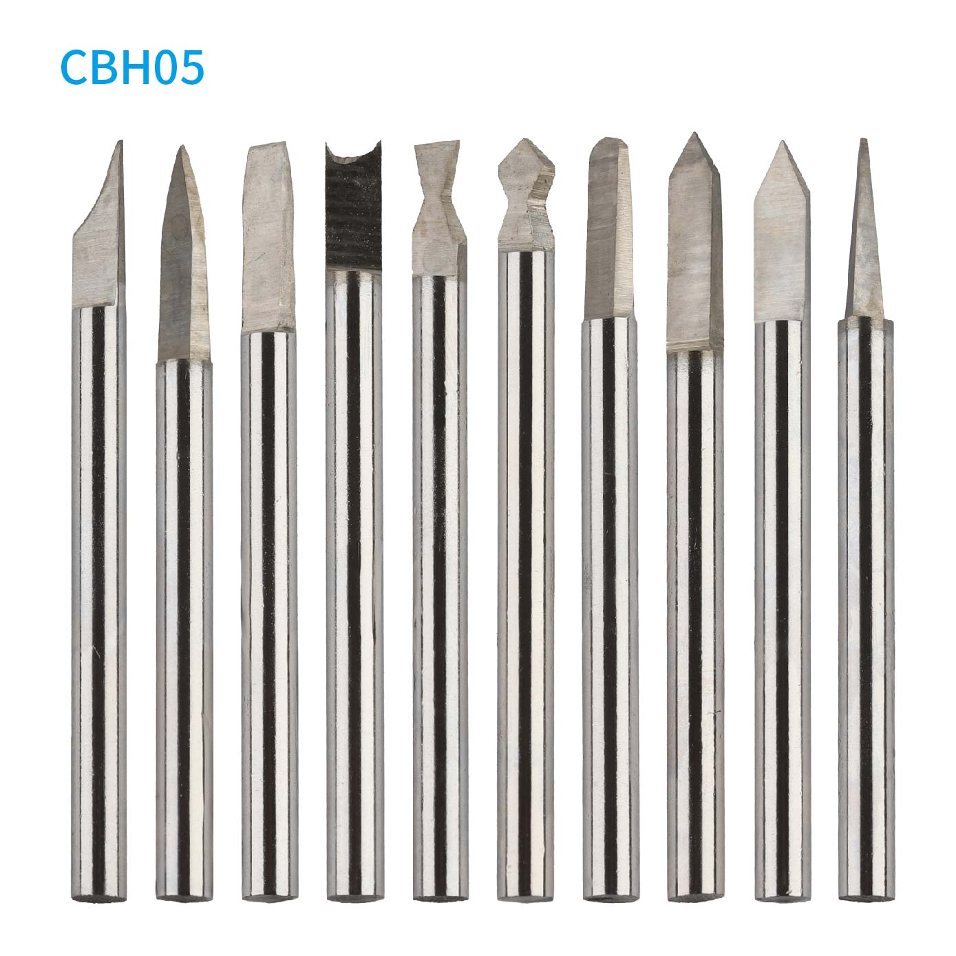 CBH05 Miniature Woodworking HSS Rotary Carving Cutter Set