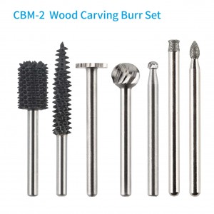 CBM-2 Woodworking Rotary Burrs Set